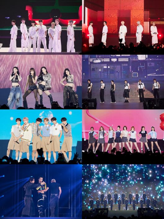 SMTOWN LIVE 2025 도쿄돔 공연에 오른 NCT DREAM-WayV-에스파-라이즈-NCT WISH-하츠투하츠-승한앤소울-SMTR25. [사진=SM엔터테인먼트]
