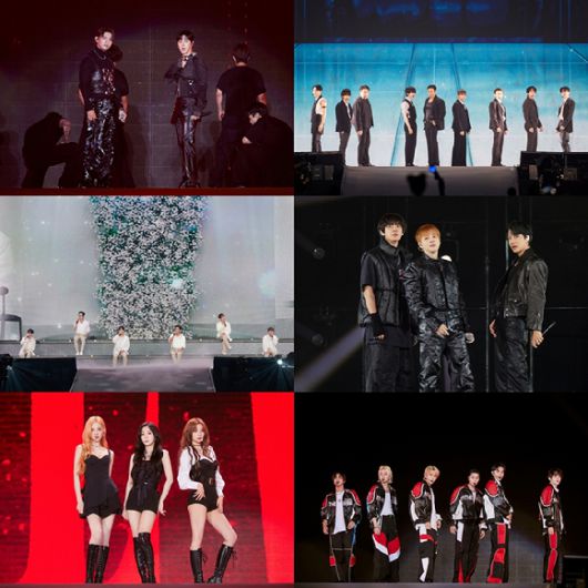 SMTOWN LIVE 2025 도쿄돔 공연에 오른 동방신기-슈퍼주니어-슈퍼주니어-M-엑소-레드벨벳-NCT 127 [사진=SM엔터테인먼트]