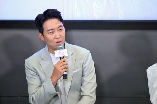 '내 아이의 사생활' 제작발표회에 참석한 방송인 도경완. [사진=ENA ]