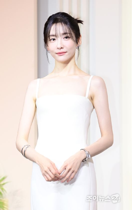 배우 박지현이 5일 오전 서울 중구 앰버서더 서울 풀만 호텔에서 열린 넷플릭스 시리즈 '은중과 상연' 제작발표회에 참석하고 있다. [사진=정소희 기자]