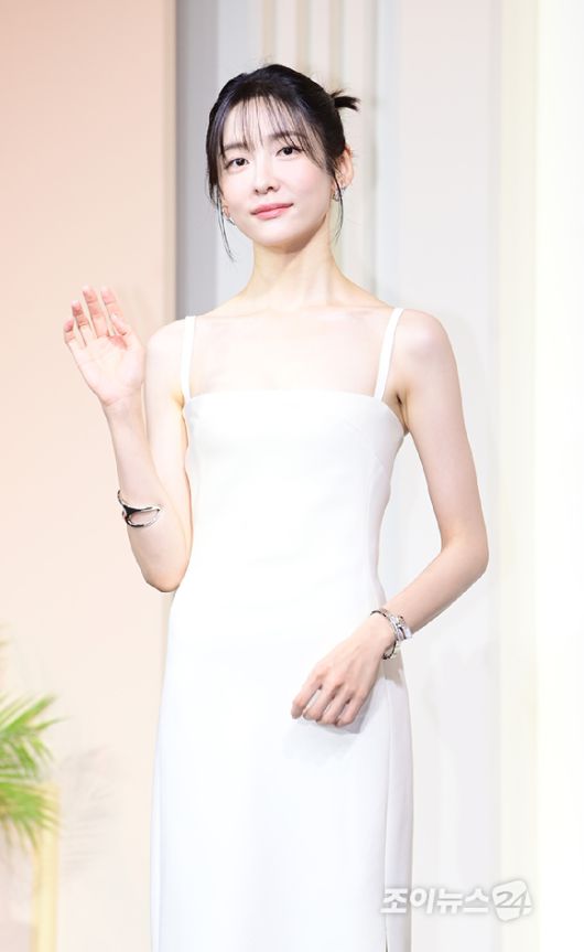 배우 박지현이 5일 오전 서울 중구 앰버서더 서울 풀만 호텔에서 열린 넷플릭스 시리즈 '은중과 상연' 제작발표회에 참석하고 있다. [사진=정소희 기자]