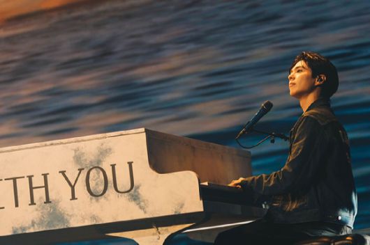 박보검이 지난 6일 마카오 더 런더너 아레나에서 진행된 팬미팅에서 팬들을 만나고 있다. [사진=더블랙레이블]