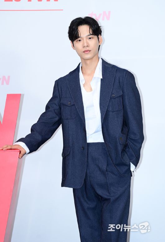 배우 윤지온이 14일 오전 서울 구로구 신도림 라마다 호텔에서 열린 tvN 새 토일드라마 '엄마친구아들' 제작발표회에 참석하고 있다. [사진=정소희 기자]