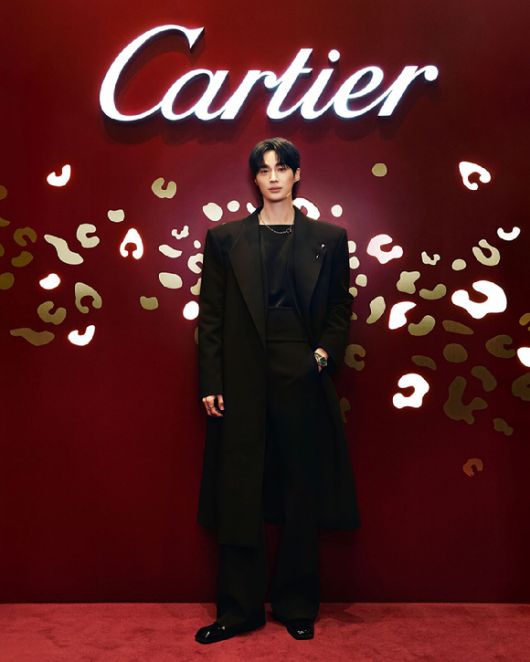 까르띠에 연말파티에 참석한 앰배서더 변우석 [사진=© Cartier]