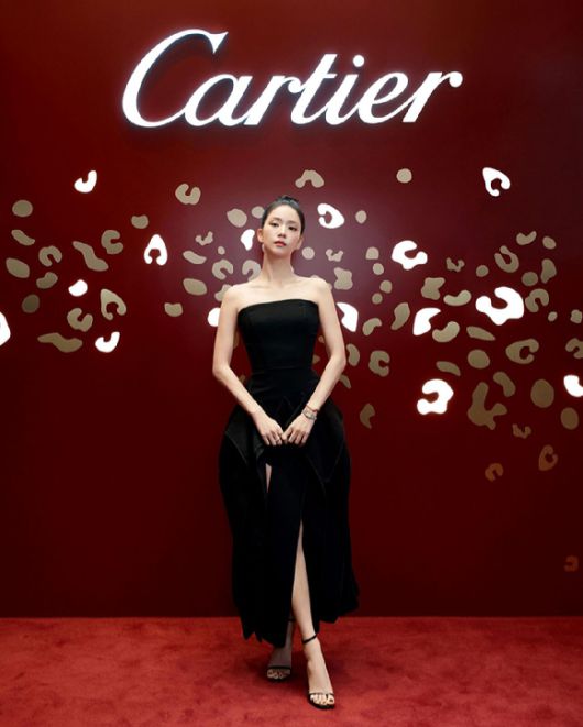 까르띠에 연말파티에 참석한 앰배서더 지수 [사진=© Cartier]