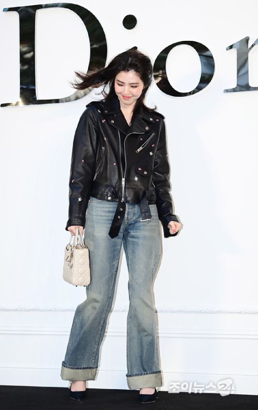 배우 한소희가 7일 오후 서울 성동구 성수동에서 열린 디올 포토콜 행사에 참석하고 있다. [사진=정소희 기자]