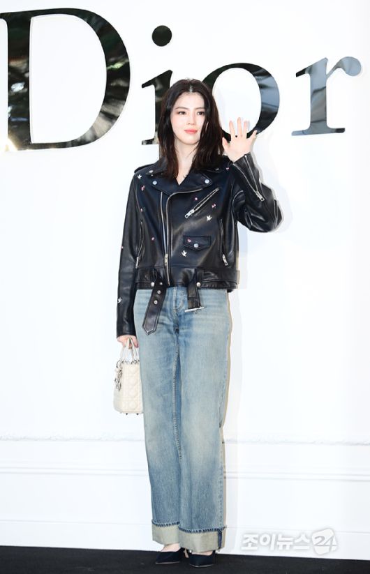 배우 한소희가 7일 오후 서울 성동구 성수동에서 열린 디올 포토콜 행사에 참석하고 있다. [사진=정소희 기자]