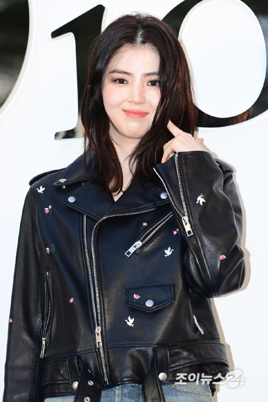 배우 한소희가 7일 오후 서울 성동구 성수동에서 열린 디올 포토콜 행사에 참석하고 있다. [사진=정소희 기자]