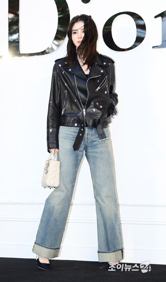 배우 한소희가 7일 오후 서울 성동구 성수동에서 열린 디올 포토콜 행사에 참석하고 있다. [사진=정소희 기자]