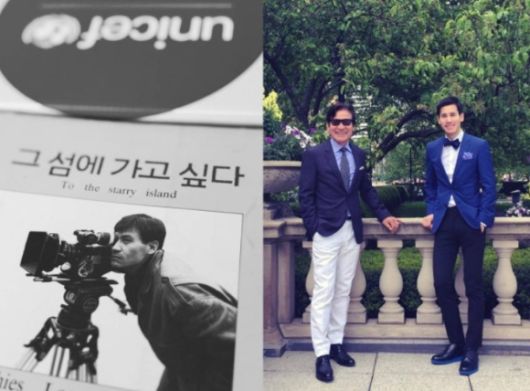 안성기 장남 안다빈이 아버지를 향한 마음을 담은 사진을 공개해 먹먹함을 안겼다. [사진=안성기 아들 안다빈 인스타그램]