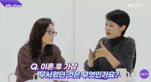 앵커 김주하가 이혼 심경을 털어놨다. [사진=유튜브 채널 'MKTV 김미경TV']