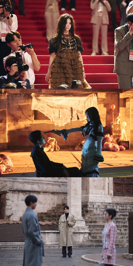 배우 김선호와 고윤정, 후쿠시 소타가 넷플릭스 시리즈 '이 사랑 통역 되나요?'에서 열연하고 있다. [사진=넷플릭스]