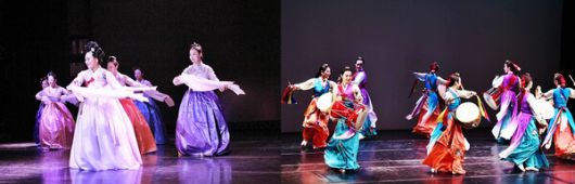 대구시립국악단 교방살이춤과 장구춤 모습,사진=대구시립국악단(포인트경제)