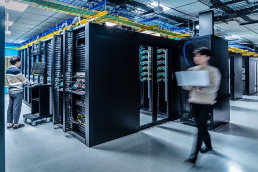 A.X 4.0의 대규모 학습(Continual Pre-Training, CPT)을 진행한 SK텔레콤 자체 구축 슈퍼컴퓨터 ‘타이탄’ /SKT 제공