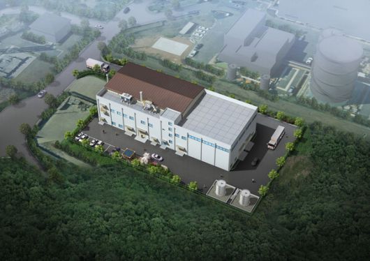 김해시가 인공지능(AI) 기반 회수기기 확대와 탈플라스틱 정책을 축으로 올해 자원 선순환 체계 완성을 추진한다. 사진은 폐플라스틱 공공열분해사업 조감도. /김해시청