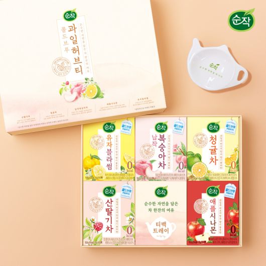 샘표, 순작 콜드브루 과일허브티 선물세트 출시. 이미지ㅣ샘표
