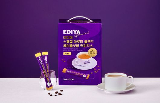 이디야커피 ‘스페셜 아로마 블렌드 헤이즐넛 향 커피믹스’. 이미지ㅣ이디야커피