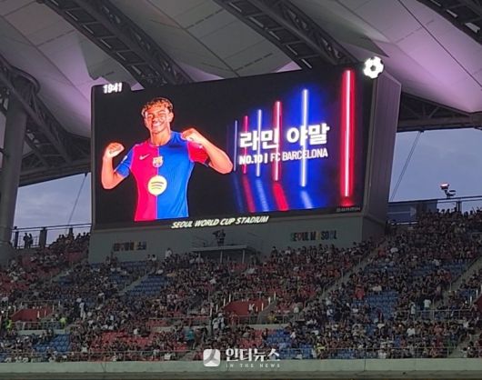 국제스포츠연구소(CIES) 기준 현재 '전 세계 축구선수 시장가치 1위' 라민 야말(바르셀로나). 라민 야말의 가치는 약 7000억원으로 2위인 엘링 홀란(4300억원·맨체스터 시티)의 1.6배. 사진ㅣ인더뉴스