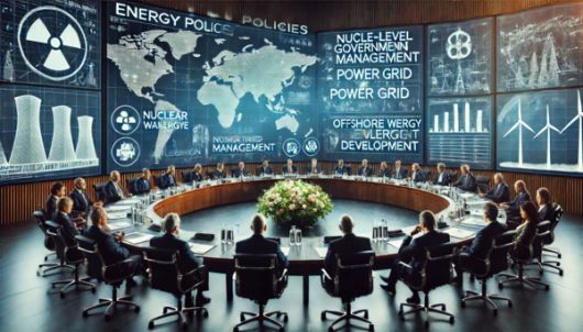 환경부가 반도체 및 디스플레이 업계와 물관리 및 기후환경 현안을 논의하고, 기후경쟁력 강화를 위한 공동목표 설정에 나선다.(사진=AI 생성)