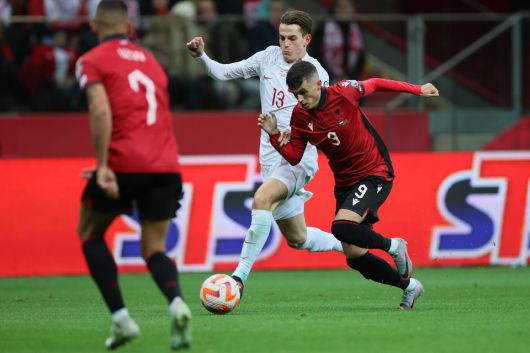 28일 열린 폴란드전에 출전한 알바니아의 자시르 아사니 사진=EPA/연합뉴스