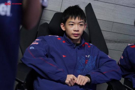 쉬어 쉬원제, 사진=징동 게이밍(JDG) 공식 웨이보