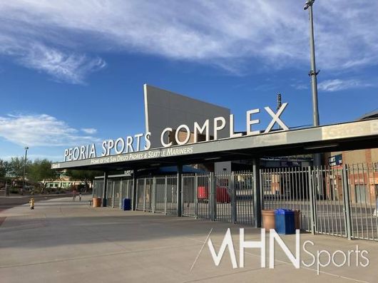 (심준석의 AFL 소속팀 홈구장 피오리아 스포츠 컴플렉스 전경)