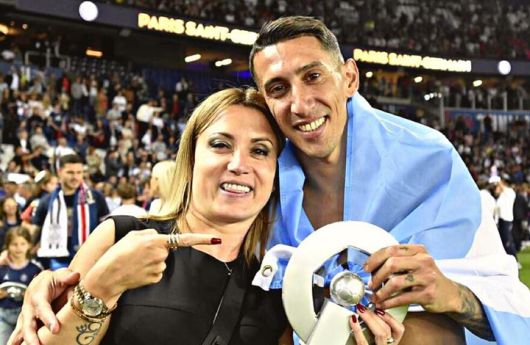 앙헬 디 마리아와 아내 카르도소