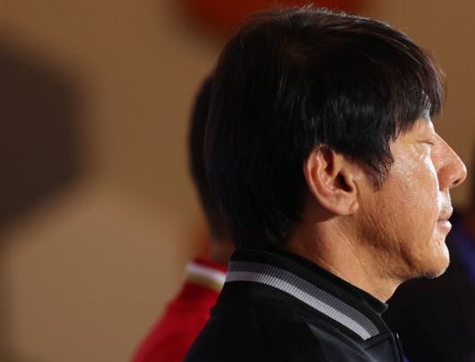 인도네시아 축구 대표팀을 이끄는 신태용 감독, 연합뉴스