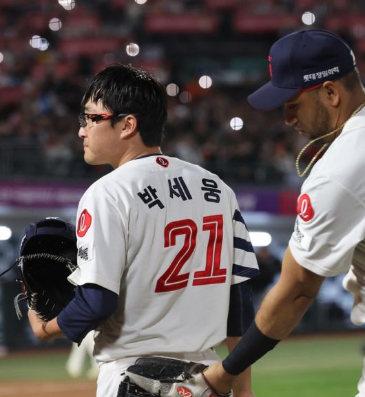 24일 선발 투수로 활약한 롯데 박세웅