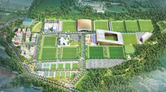 축구종합센터 조감도