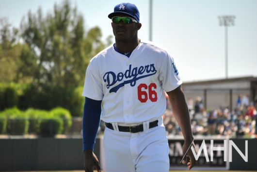 (다저스 시절의 야시엘 푸이그)