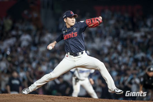 어깨 부상으로 이탈한 롯데 자이언츠 최준용