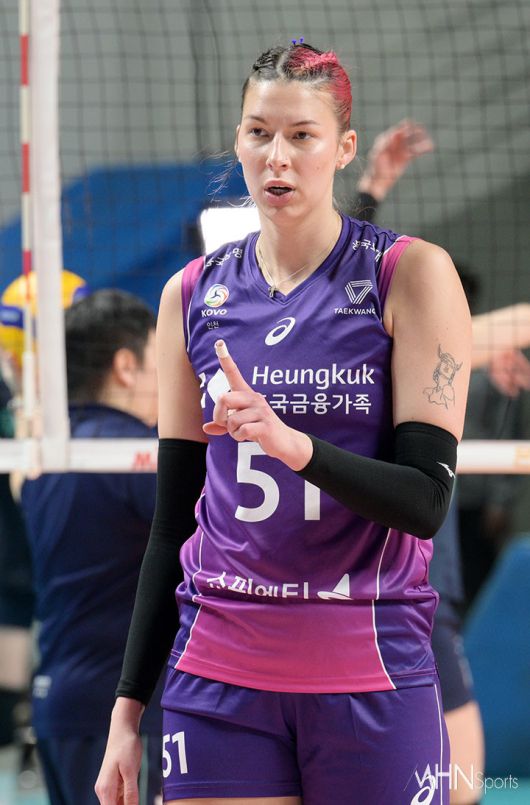 흥국생명서 활약하던 당시 윌로우 존슨