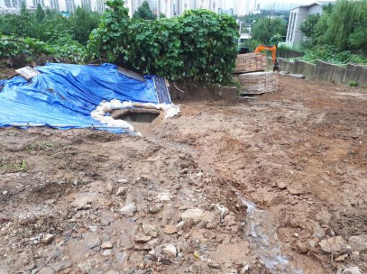 구리시 집중호우 피해복구 현장. 사진제공=구리시