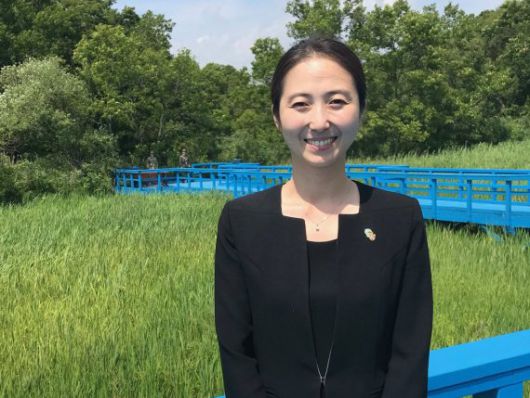 청와대 외교안보수석실 스태프, 유엔사령부, 한미연합사령부 등을 거치며 외교·안보 분야에서 전문성을 키워 온 김희은 대표는 지난해 2월 미국 워싱턴DC에 한국인 최초로 다국적 싱크탱크 ‘아시아태평양전략센터’를 세웠다. CAPS 제공