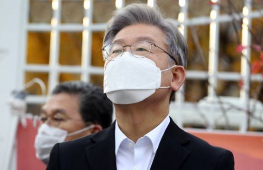 이재명 더불어민주당 대선 후보. 뉴스1