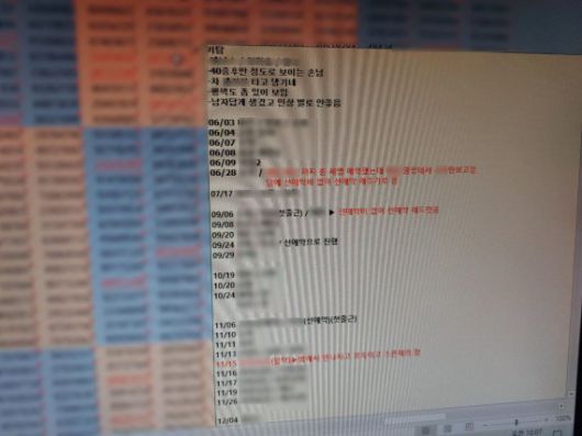 이들은 성매수자들의 휴대전화번호 및 업소 방문일시, 종업원, 금액 등 민감정보를 수집해 데이터베이스(DB)까지 만들어 해당 정보를 동종업체들끼리 공유한 사실도 확인됐다.(수서경찰서 제공) © 뉴스1 /사진=뉴스1