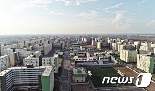 이라크 비스마야 신도시 전경.(제공=한화건설)ⓒ 뉴스1 /사진=뉴스1