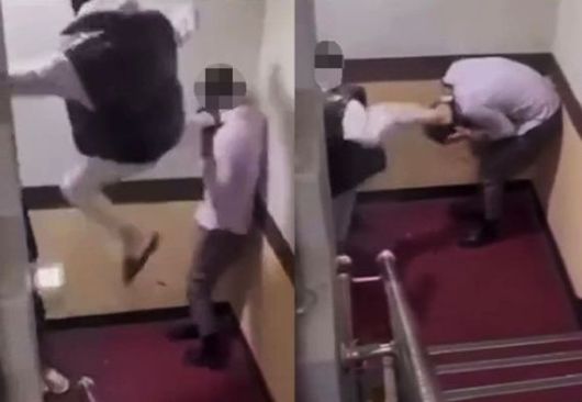 지난 17일 인천의 한 모텔에서 10대 학생들이 40대 남성을 집단 폭행하는 사건이 발생했다. 출처=온라인 커뮤니티