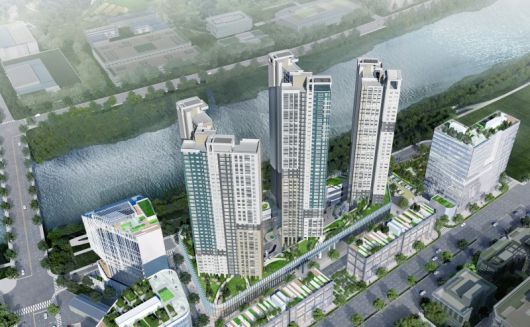 경남 양산 신기2지구에 들어설 자족복합도시 '클라우드 나인' 조감도