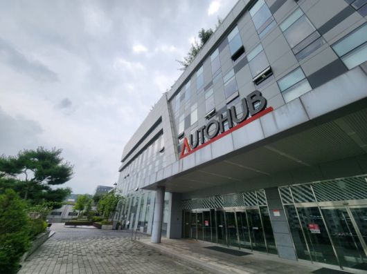 현대차의 인증 중고차 상품화센터가 들어설 것으로 알려진 경기 용인의 중고차매매단지 오토허브 모습. 사진=뉴시스