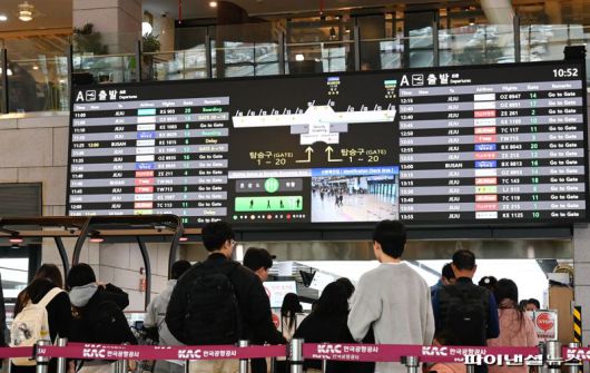 김포공항 국내선 출발장 전경. 한국공항공사 제공