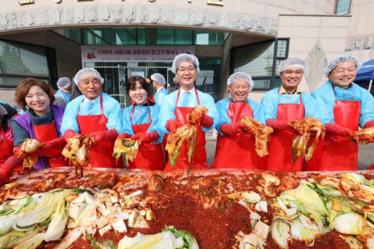 전북 고창군 김치 담그기 행사 자료사진. 고창군 제공