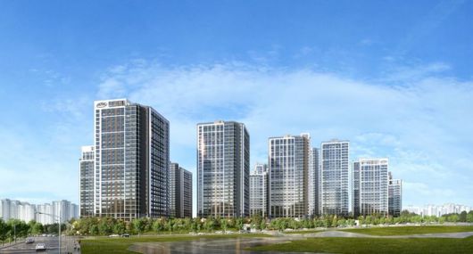 '청주 동일하이빌 파크레인 2단지' 투시도. 동일토건 제공