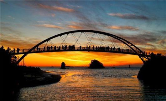 꽃지해수욕장 일몰전경