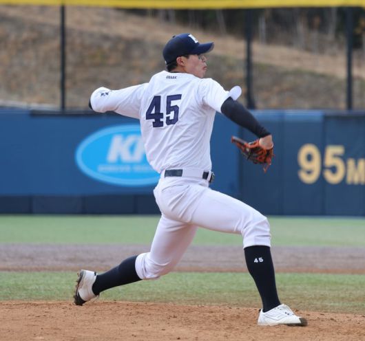 경남고 진석현도 이번 대회 143km의 스피드를 과시했다. 사진=서동일 기자