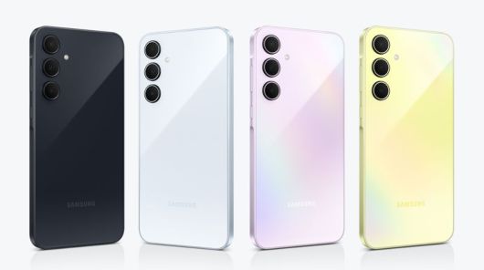 IT 팁스터 에반 블래스(@evleaks)가 X에 올린 갤럭시 A35·A55 이미지.