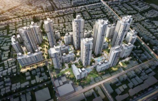 서울 중랑구 면목동 모아타운 내 1, 2구역 조감도. 중랑구청 제공