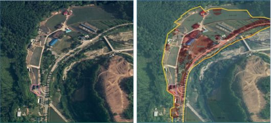 강원도 평창군 토지(사진)는 경지정리가 되어 있지 않고 도로와 하천이 포함되는 등 관리지역 전체 토지 중 약 50%에 해당하는 토지가 농지가 아닌 곳이지만 생산관리지역으로 지정돼, 토지 이용 규제를 받고 있다. 지광천 강원도특별자치도의원(평창) 제공
