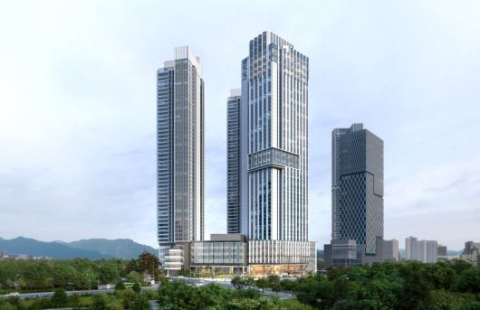 서울 성동구 뚝섬지구 특별계획구역 복합빌딩 투시도. 서울시 제공